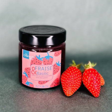 Confiture de Fraises et Basilic Pourpre